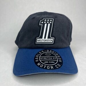 NWT Harley Davidson Motor Co 1 Stretch Fit Hat